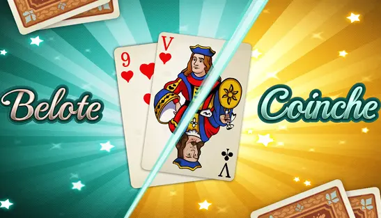 Les 5 différences majeures entre la Belote et la Coinche Les 5 différences majeures entre la Belote et la Coinche