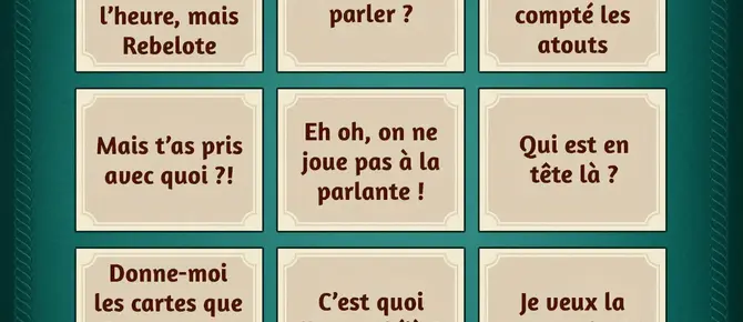 Le Bingo de la Belote Le Bingo de la Belote