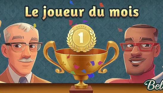 Hugo, le joueur du mois Hugo, le joueur du mois