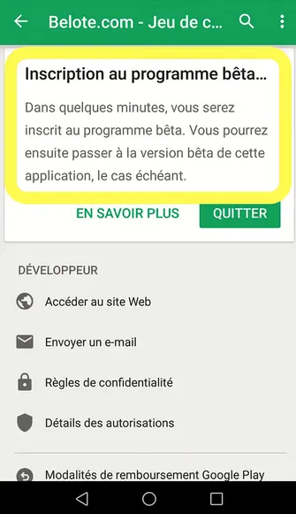 Utilisateurs Android, devenez testeurs ! Utilisateurs Android, devenez testeurs !