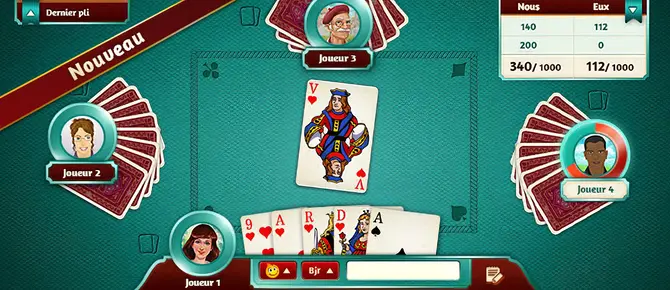 Nouveau jeu de Belote ! Nouveau jeu de Belote !