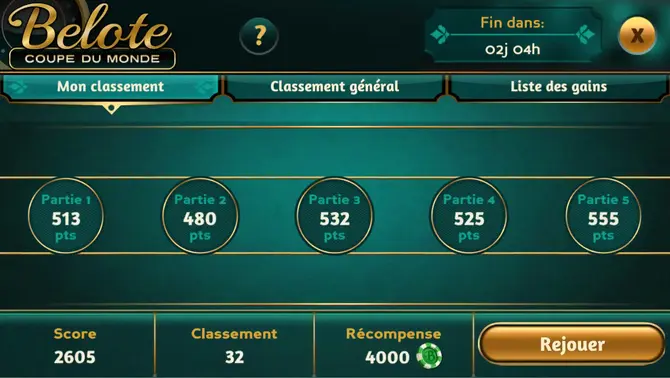 La Coupe du Monde Belote.com La Coupe du Monde Belote.com