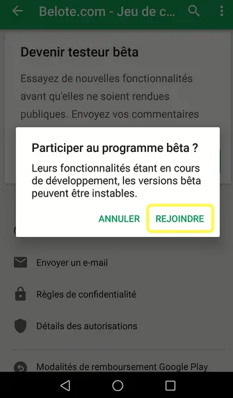 Utilisateurs Android, devenez testeurs ! Utilisateurs Android, devenez testeurs !