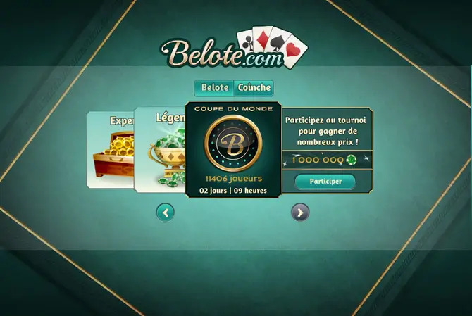 Les tables Spéciales de Belote.com Les tables Spéciales de Belote.com