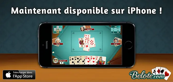 Belote.com sort sur iPhone !