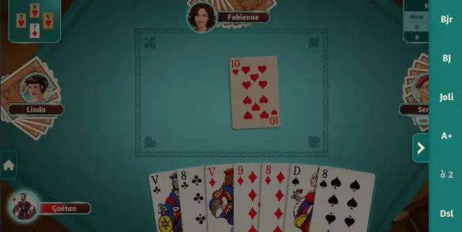 Bienvenue sur la nouvelle version Facebook de Belote.com ! Bienvenue sur la nouvelle version Facebook de Belote.com !