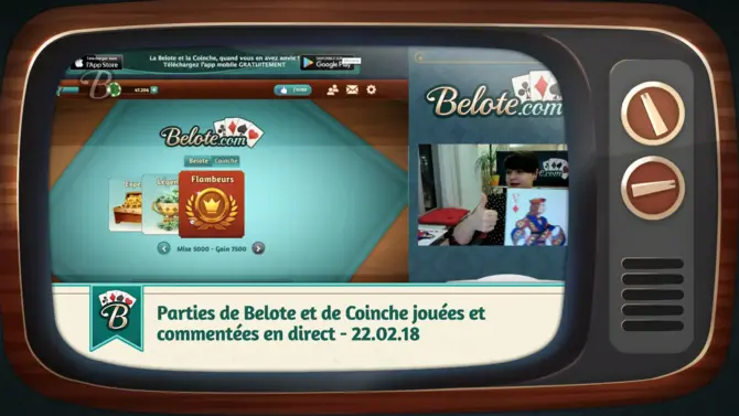 8 techniques pour obtenir des jetons gratuitement sur Belote.com