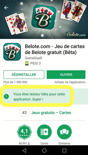 Utilisateurs Android, devenez testeurs ! Utilisateurs Android, devenez testeurs !