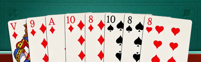 Quiz Belote n°3 : quelle carte jouer dans cette situation ? Quiz Belote n°3 : quelle carte jouer dans cette situation ?