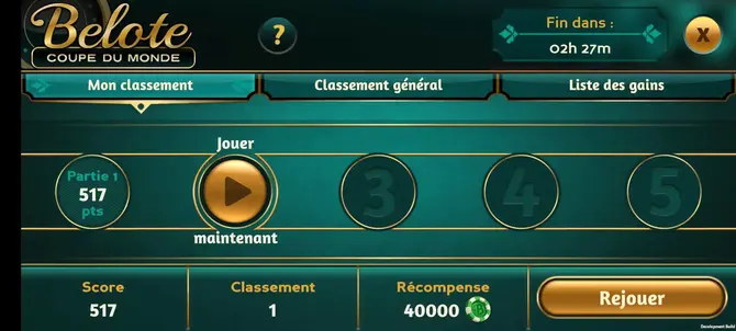 La Coupe du Monde Belote.com La Coupe du Monde Belote.com